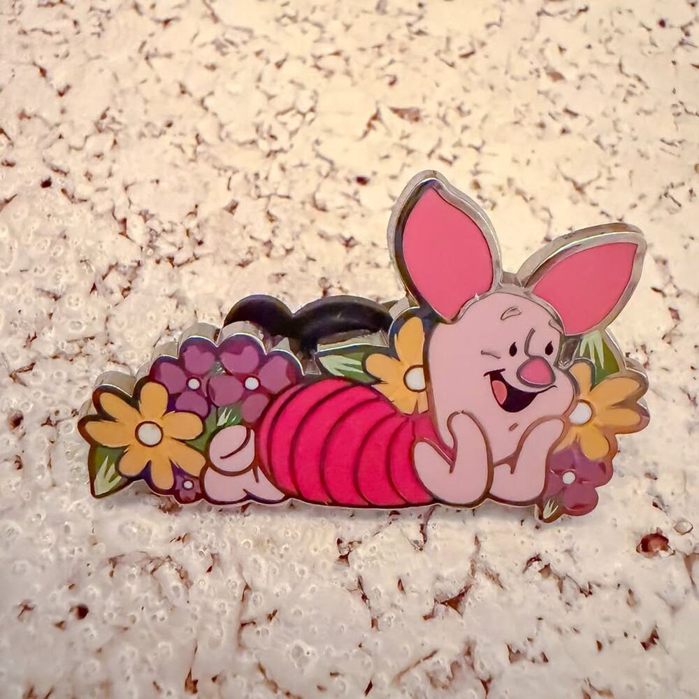 Disney Pin Piglet Laying In Flowers Winnie The Pooh 2021